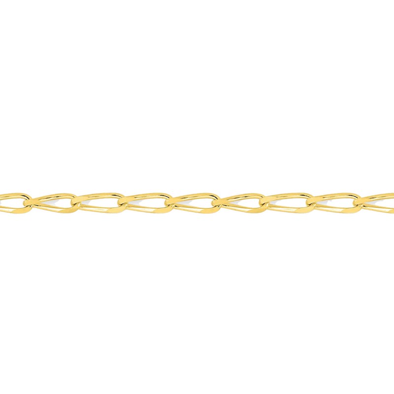 Bracelet Mixte 18 cm - Cheval - Or 18 Carats - Largeur 1.4 mm - vue 2