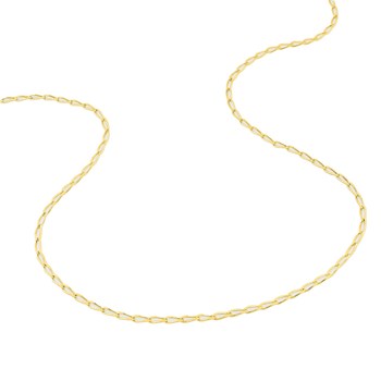 Bracelet Mixte 18 cm - Cheval - Or 18 Carats - Largeur 1.4 mm