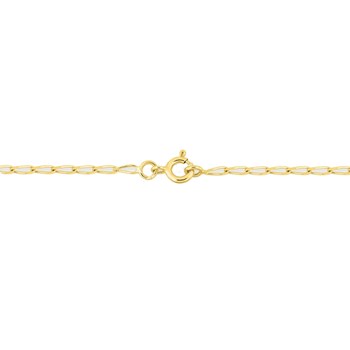 Bracelet Mixte 18 cm - Cheval - Or 18 Carats - Largeur 1.7 mm