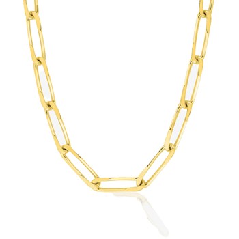 Bracelet Mixte 18 cm - Forçat carré - Or 18 Carats - Largeur 4 mm