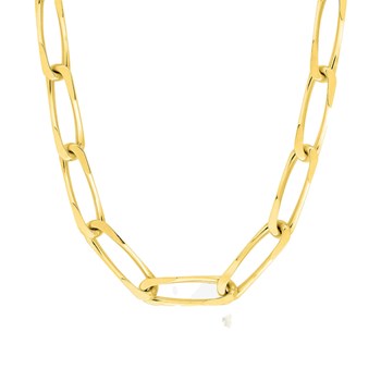 Bracelet Mixte 18 cm - Cheval - Or 18 Carats - Largeur 5 mm