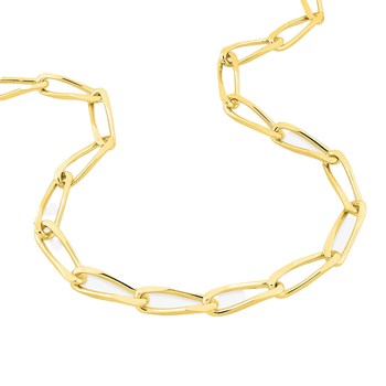 Bracelet Mixte 18 cm - Cheval - Or 18 Carats - Largeur 5 mm