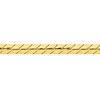 Bracelet Femme 18 cm - Maille Anglaise - Or 18 Carats - Largeur 3mm - vue V2