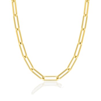Bracelet Mixte 18 cm - Forçat carré - Or 18 Carats - Largeur 3.8 mm
