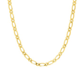 Bracelet Mixte 18 cm - Cheval alterné - Or 18 Carats - Largeur 3 mm
