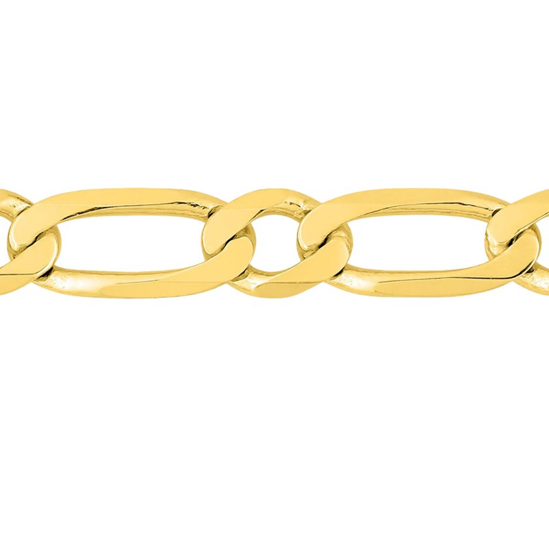 Bracelet Mixte 18 cm - Cheval alterné - Or 18 Carats - Largeur 5 mm - vue 2