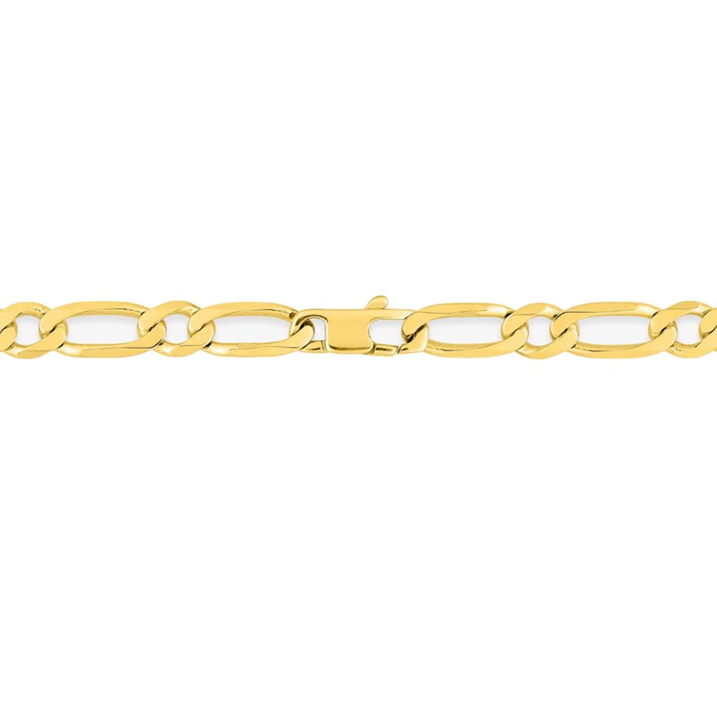 Bracelet Mixte 18 cm - Cheval alterné - Or 18 Carats - Largeur 5 mm - vue 4