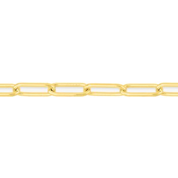 Bracelet Mixte 18 cm - Forçat carré - Or 18 Carats - Largeur 2.6 mm