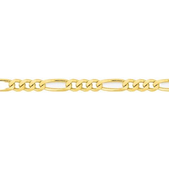 Bracelet Mixte 18 cm - Cheval alterné - Or 18 Carats - Largeur 2.5 mm