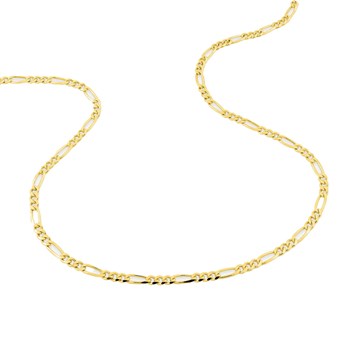 Bracelet Mixte 18 cm - Cheval alterné - Or 18 Carats - Largeur 2.5 mm