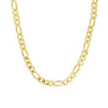 Bracelet Mixte 18 cm - Cheval alterné - Or 18 Carats - Largeur 4 mm