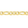 Bracelet Mixte 18 cm - Cheval alterné - Or 18 Carats - Largeur 4 mm - vue V2