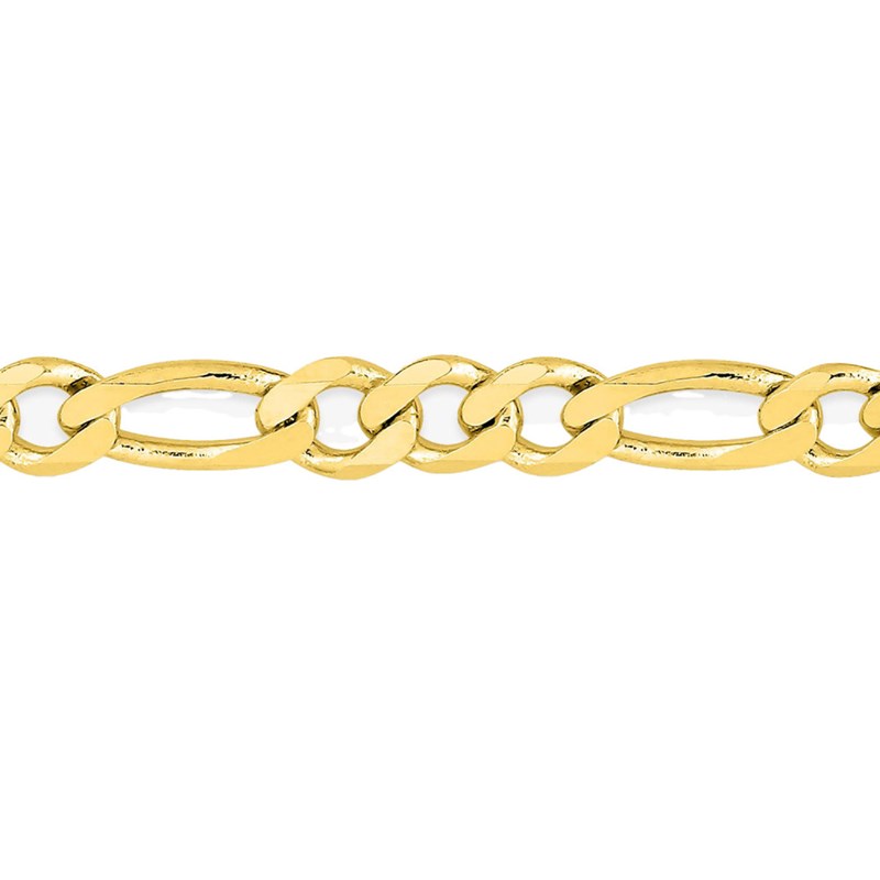 Bracelet Mixte 18 cm - Cheval alterné - Or 18 Carats - Largeur 4 mm - vue 2