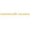 Bracelet Mixte 18 cm - Cheval alterné - Or 18 Carats - Largeur 4 mm - vue V4