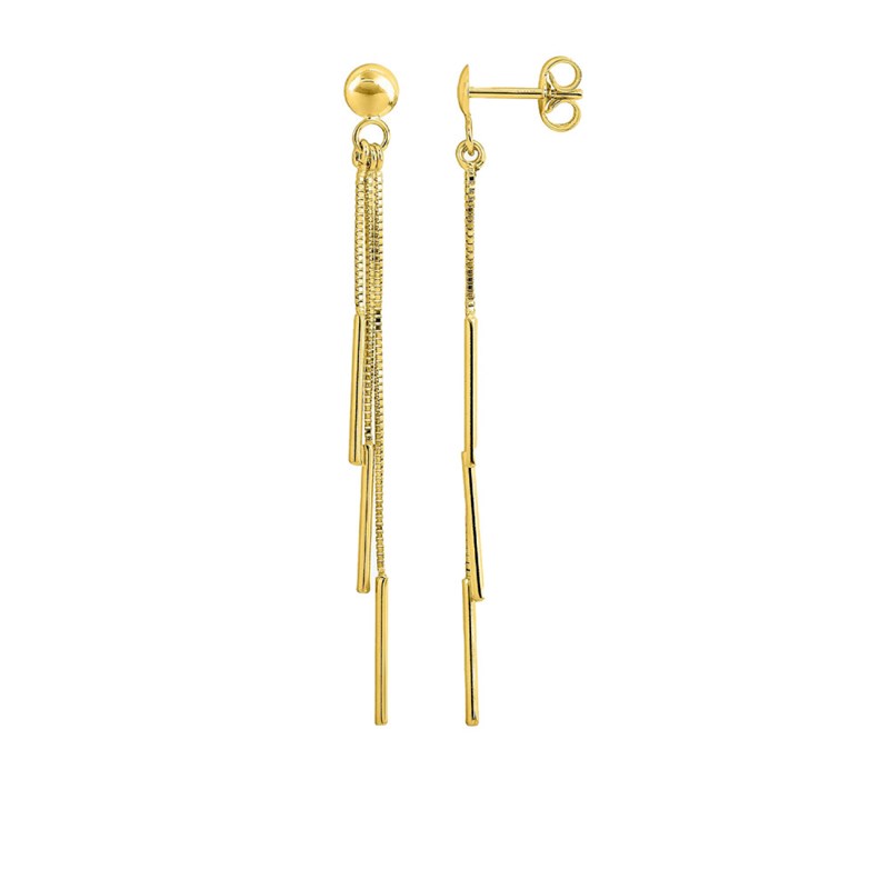 Boucles d'oreilles pendantes femme - Or 9 Carats