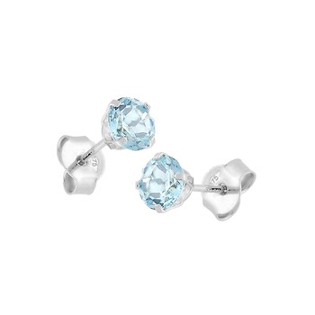 Boucles d'oreilles enfant - topaze - Or 9 Carats