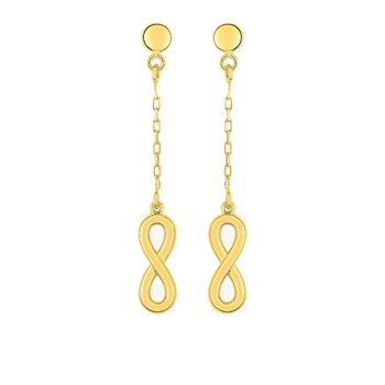 Boucles d'oreilles pendantes femme - Or 9 Carats