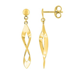 Boucles d'oreilles pendantes femme - Or 9 Carats