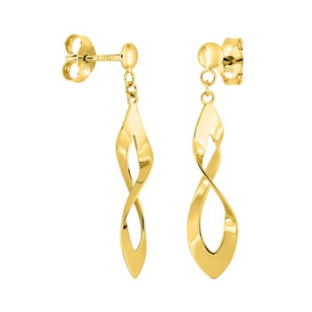 Boucles d'oreilles pendantes femme - Or 9 Carats