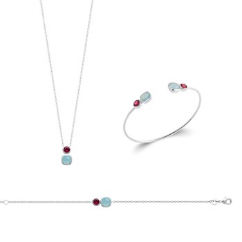 Bracelet Femme - Argent 925 - Longueur : 18 cm