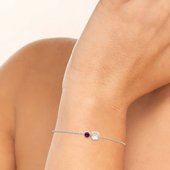 Bracelet Femme - Argent 925 - Longueur : 18 cm