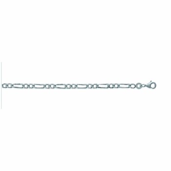 Chaine Homme - Argent 925 - Cheval alternée 1+2 - Largeur : 2,5 mm - Longueur : 50 cm