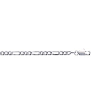 Chaine Homme - Argent 925 - Cheval alternée 1+3 - Largeur : 3 mm - Longueur : 50 cm
