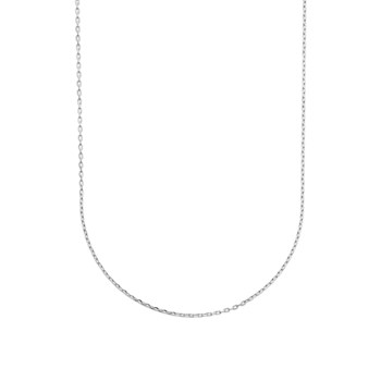 Chaine Mixte - Argent 925 - Chaîne forçat diamantée - Largeur : 1,9 mm - Longueur : 50 cm