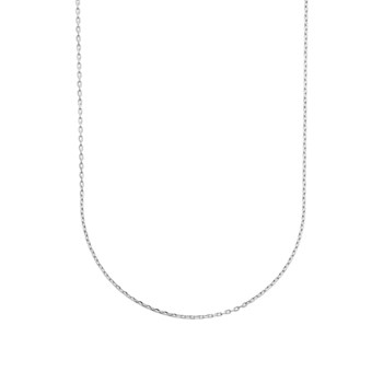 Chaine Mixte - Argent 925 - Chaîne forçat diamantée - Largeur : 1,9 mm - Longueur : 60 cm