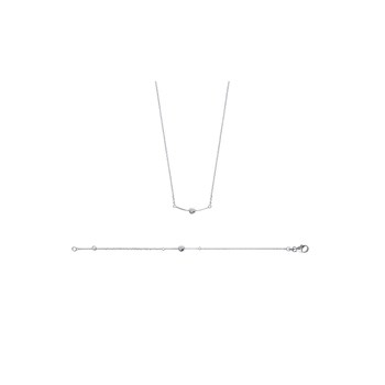 Collier Femme - Argent 925 - Longueur : 45 cm