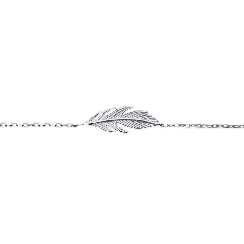 Collier Femme - Plume - Argent 925 - Longueur : 45 cm - vue 2