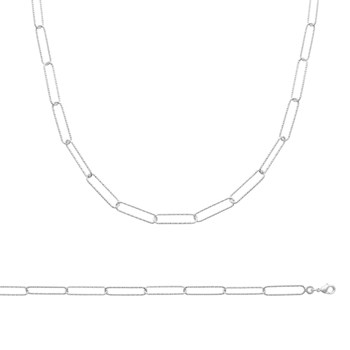 Collier Femme - Argent 925 - Longueur : 45 cm