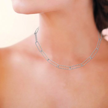 Collier Femme - Argent 925 - Longueur : 45 cm