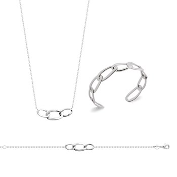 Collier Femme - Argent 925 - Longueur : 45 cm