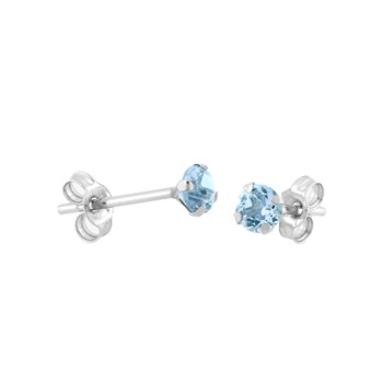Boucles d'oreilles femme - topaze - Or 18 Carats