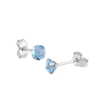 Boucles d'oreilles femme - topaze - Or 18 Carats