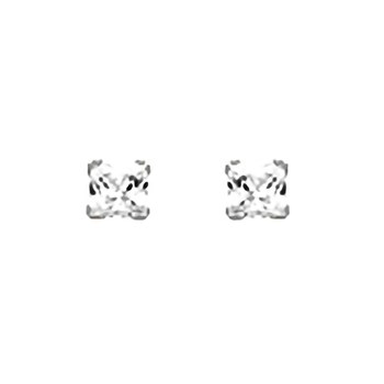 Boucles d'oreilles femme - Oxyde de zirconium - Or 18 Carats