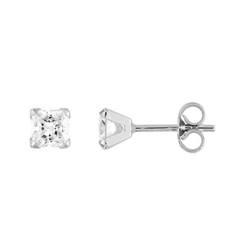 Boucles d'oreilles femme - Oxyde de zirconium - Or 18 Carats