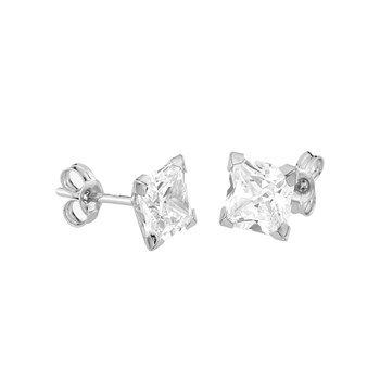 Boucles d'oreilles femme - Oxyde de zirconium - Or 18 Carats
