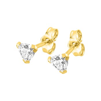 Boucles d'oreilles femme - Oxyde de zirconium - Or 18 Carats
