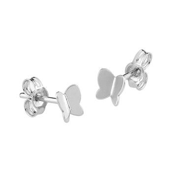 Boucles d'oreilles enfant - Or 18 Carats - Papillon