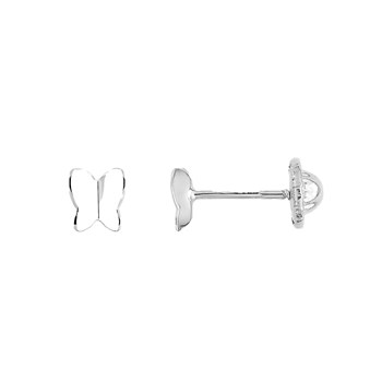 Boucles d'oreilles enfant - Or 18 Carats - Papillon