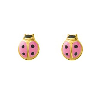 Boucles d'oreilles enfant - Or 18 Carats - Coccinelle