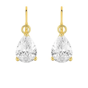 Boucles d'oreilles femme - Oxyde de zirconium - Or 18 Carats