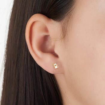 Boucles d'oreilles enfant - Or 18 Carats - Nounours