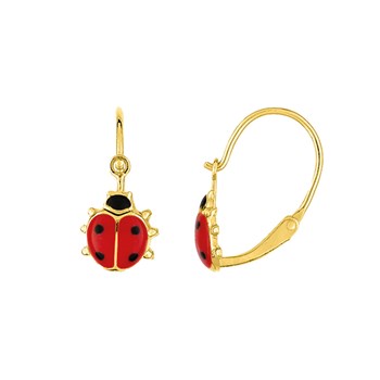 Boucles d'oreilles enfant - Or 18 Carats - Coccinelle