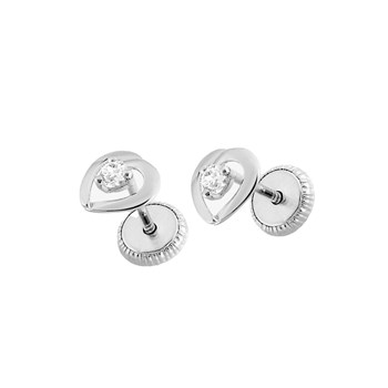 Boucles d'oreilles femme - Oxyde de zirconium - Or 18 Carats