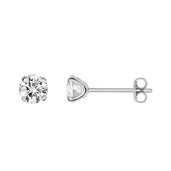 Boucles d'oreilles femme - Oxyde de zirconium - Or 18 Carats