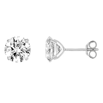 Boucles d'oreilles femme - Oxyde de zirconium - Or 18 Carats
