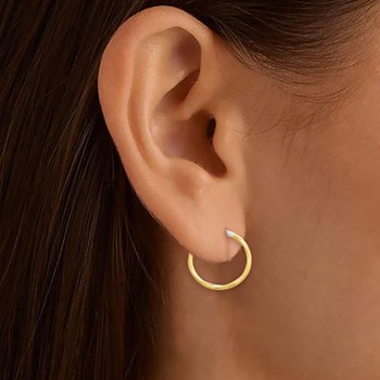 Créoles torsadées Femme - Or 18 Carats - Diamètre 20mm